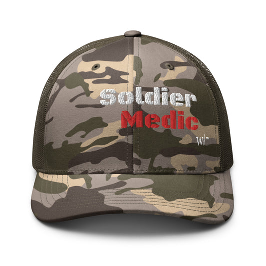 Soldier Medic - Camouflage trucker hat